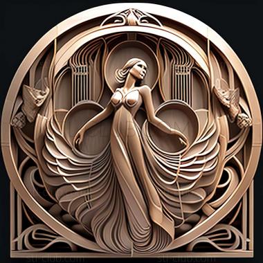 3D model art deco (STL)